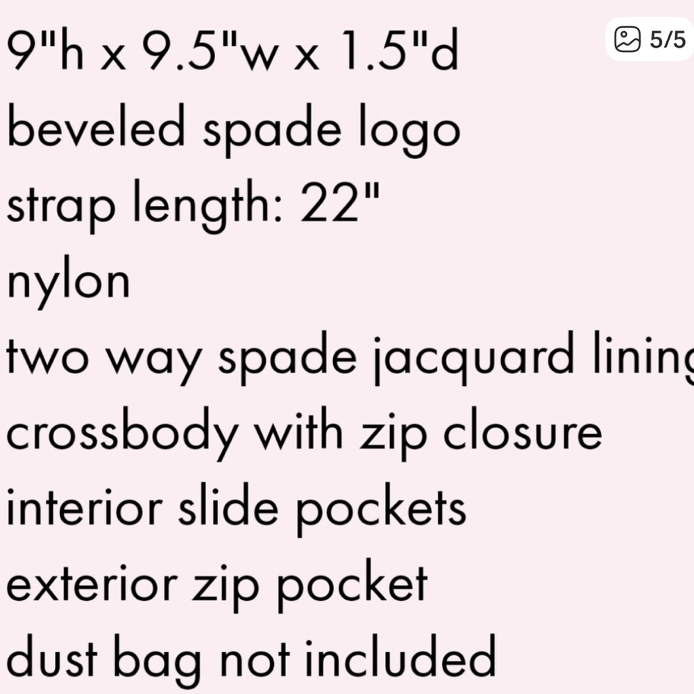 Kate spade nylon bag - Picture 8 of 8